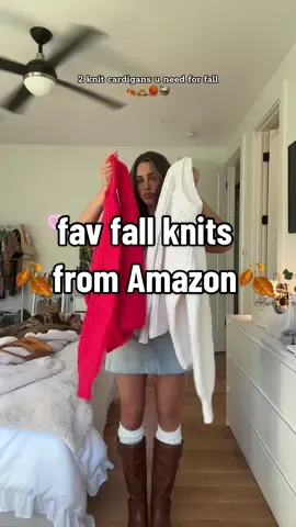 & they’re from amazon 🫶🏼 #fallfashion #fallaesthetic #cozyvibes #falloutfits #knitsweater #cardigan 