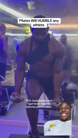 Pilates will HUMBLE the strongest athletes on the planet #pilates #pilatesworkout #athlete #footballtiktok #pilateslovers 