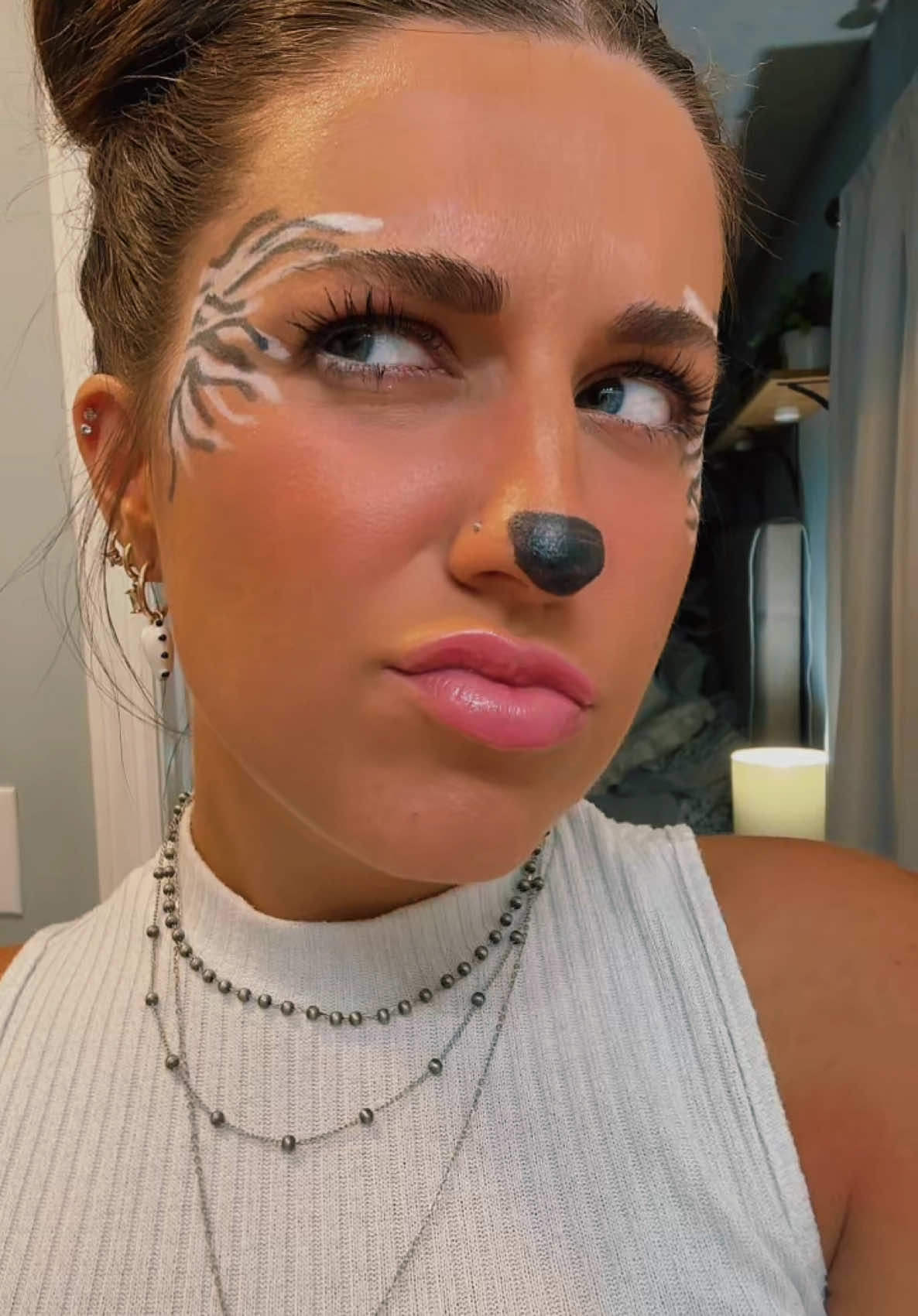 Last minute DIY zebra👻 #zebra #fyp #halloweenlook #DIY 