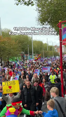 Ireland is ready for REVIVAL ✝️ #dublin #marchforjesus 