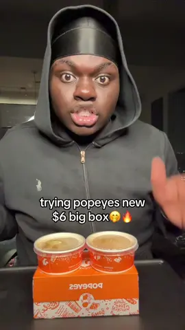 trying popeyes 6 big box 🤭🔥 okkkk popeyes! #popeyes #bigbox #foodreview 