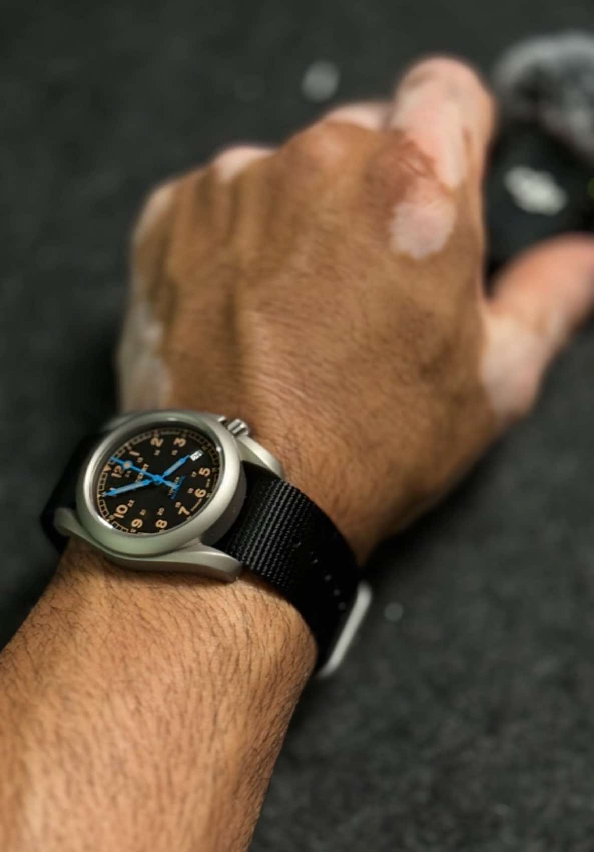 BODERRY Men's Watch Titanium Automatic Field Watch 40mm Military Watch Day Date Function 100M Waterproof with Nylon Strap Japanese Mechanical Movement & Screw Down Crown—Voyager #Boderry #FYP #Watch #WatchOfTheDay 
