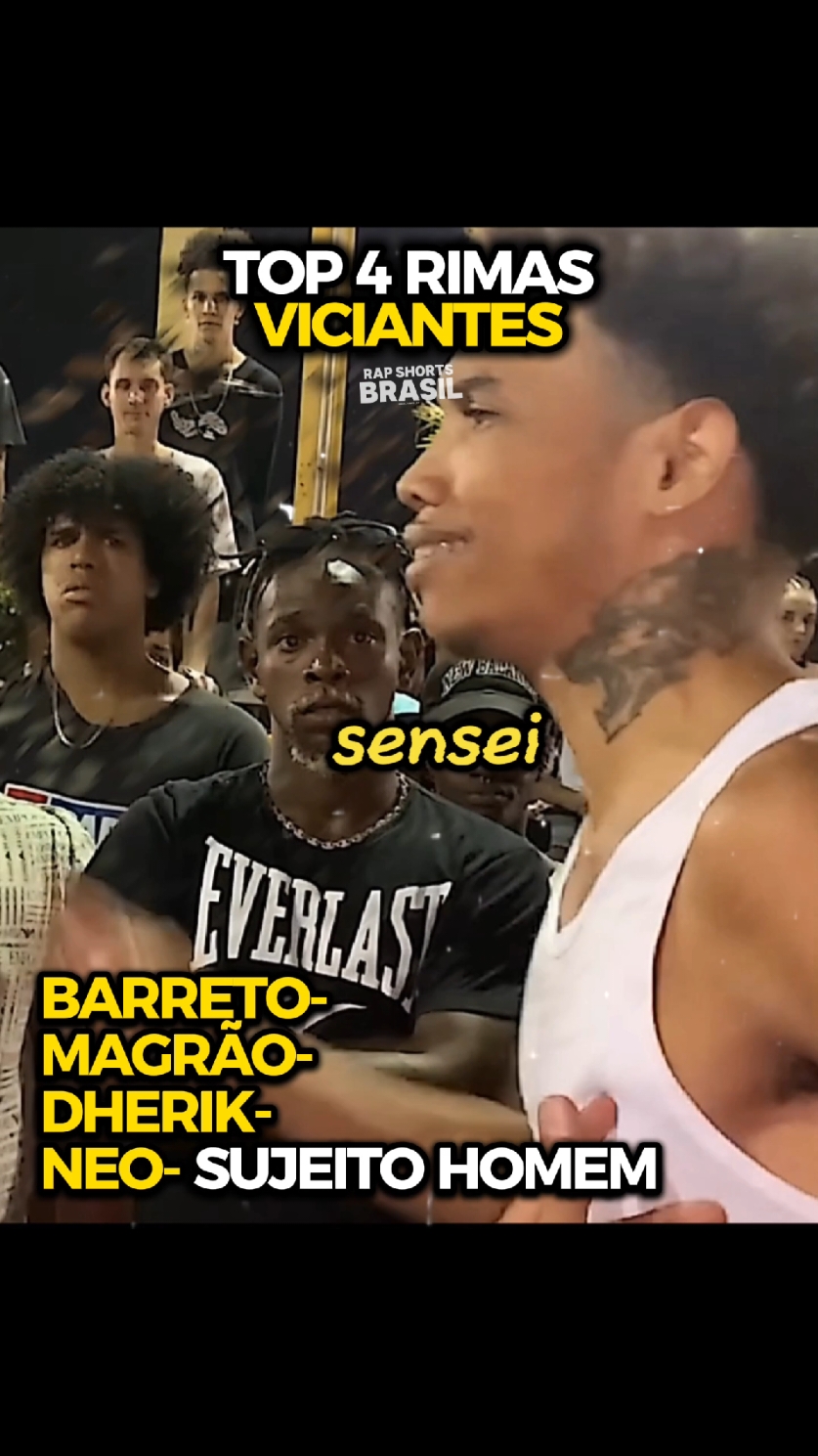 TOP 4 RIMAS VICIANTES 🔥 #batalhaderima #rapshortsbr #rap #rimas #CapCut 