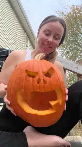 Cadens first family tradition! 😭 🥰 #baileylavender #charleylavender #lavenderpartyof3 #relatable #halloweenishere #halloweentransition #pumpkincarving #MomsofTikTok #momlife #momtok 