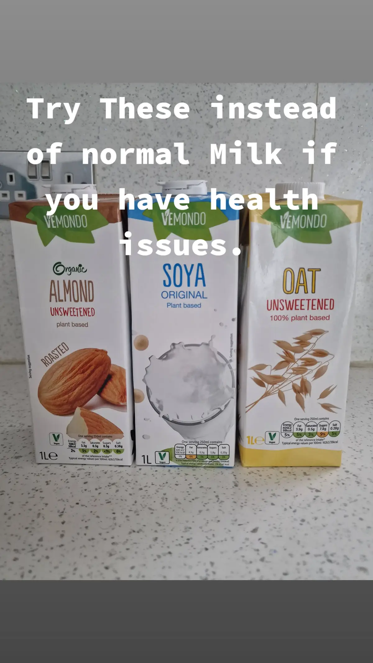 Soya, Almond, Oat #most #food #milk #bestfood #bestdrink #health #healthy #drink #ache
