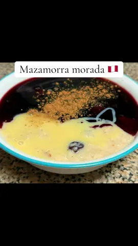 Mazamorra morada 🇵🇪 #mazamorramorada #mazamorra #peru #peruvian 