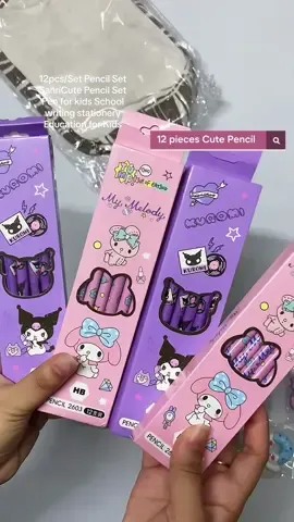 12pcs/Set Pencil Set SanriCute Pencil Set Pen for kids School writing stationery Education for Student  #pencil #cutepencil #pencildrawing #schoolsupplies #forkids 