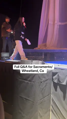 Full Q&A! #crash #kehlani #Q&A #crashtour #sacramento 