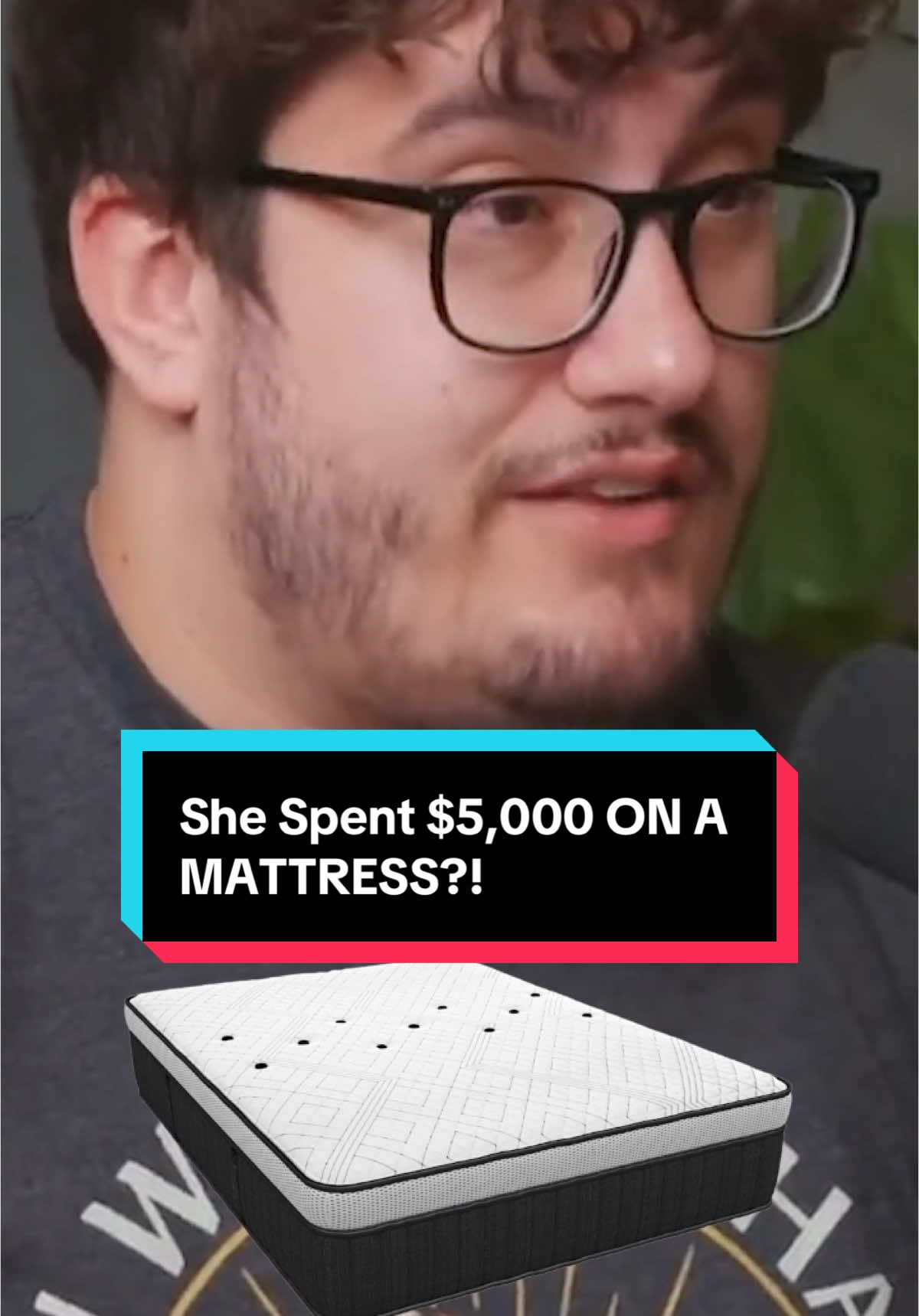 She Spent $5,000 ON A MATTRESS?! #mattress #moneytok #spendingmoney 