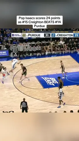 Pop Isaacs leads Creighton to a win over Purdue #ncaa #ncaabasketball #purdue #creighton #popisaacs #creightonbasketball #purduebasketball #collegebasketball #krantzcke 