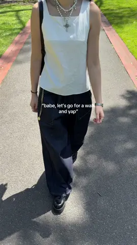 i did most of the yapping 🤭 #fyp #trending #outfit #couple #fitcheck #naarm #fypシ #OOTD 