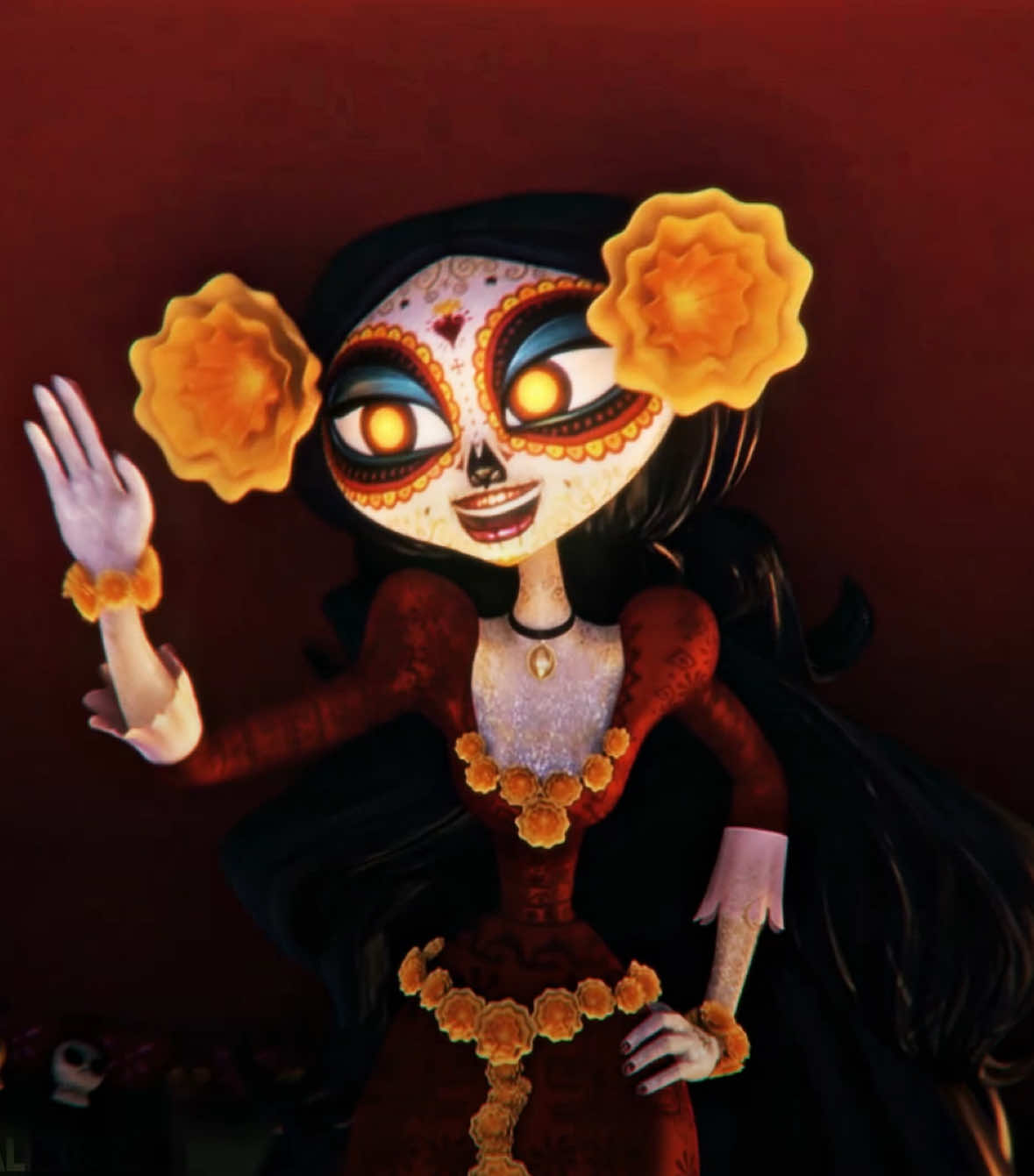La Muerte is so finee😫 #alexizzae #thebookoflife #thebookoflifeedit #thebookoflifemovie #lamuerte #lamuerteedit 
