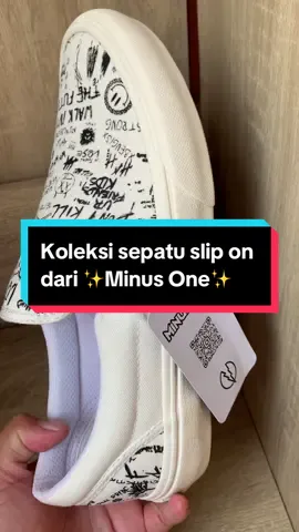 Koleksi slip on dari minus one #sepatu #slipon #affiliatemarketing #affiliate 