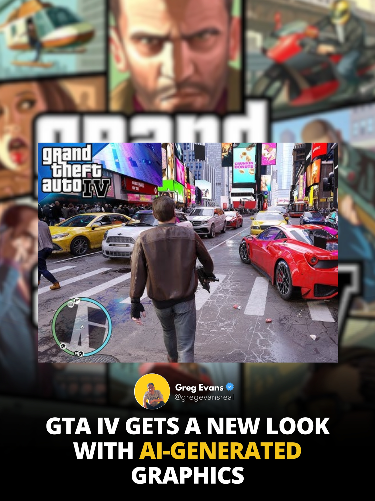 GTA IV Just Got a Stunning Makeover 🎮✨ GTA IV with a photorealistic filter using Runway has me thrilled about the future of remasters. Check out how GTA IV looks with AI-generated graphics! It’s easy to imagine a future where we can create graphics using AI, making the process cheaper and faster than traditional graphics engines. What other games do you think could benefit from this technology? Follow @gregevansreal for the latest in AI innovations. #gaming #GTAIV #remaster #aitechnology #futureofgaming #photorealism #technews #explore