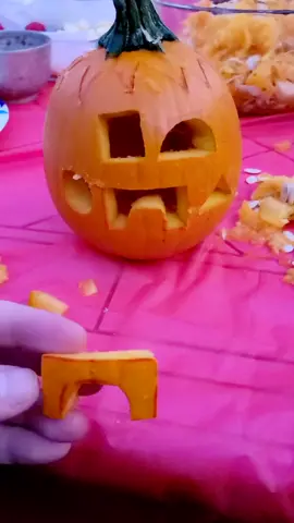 #squarehole #square #hole #pumpkincarving #halloween #pumpkin 