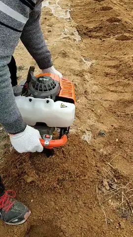 Gasoline 2 Stroke Earth Ground Auger Drill Machine Post Hole Digger With 150MM/200MM bits#AugerDrill#AugerDrillMachine# #plantingmachine #earthaugermachine #fyp #foryou #tiktok #garden tools for digging 