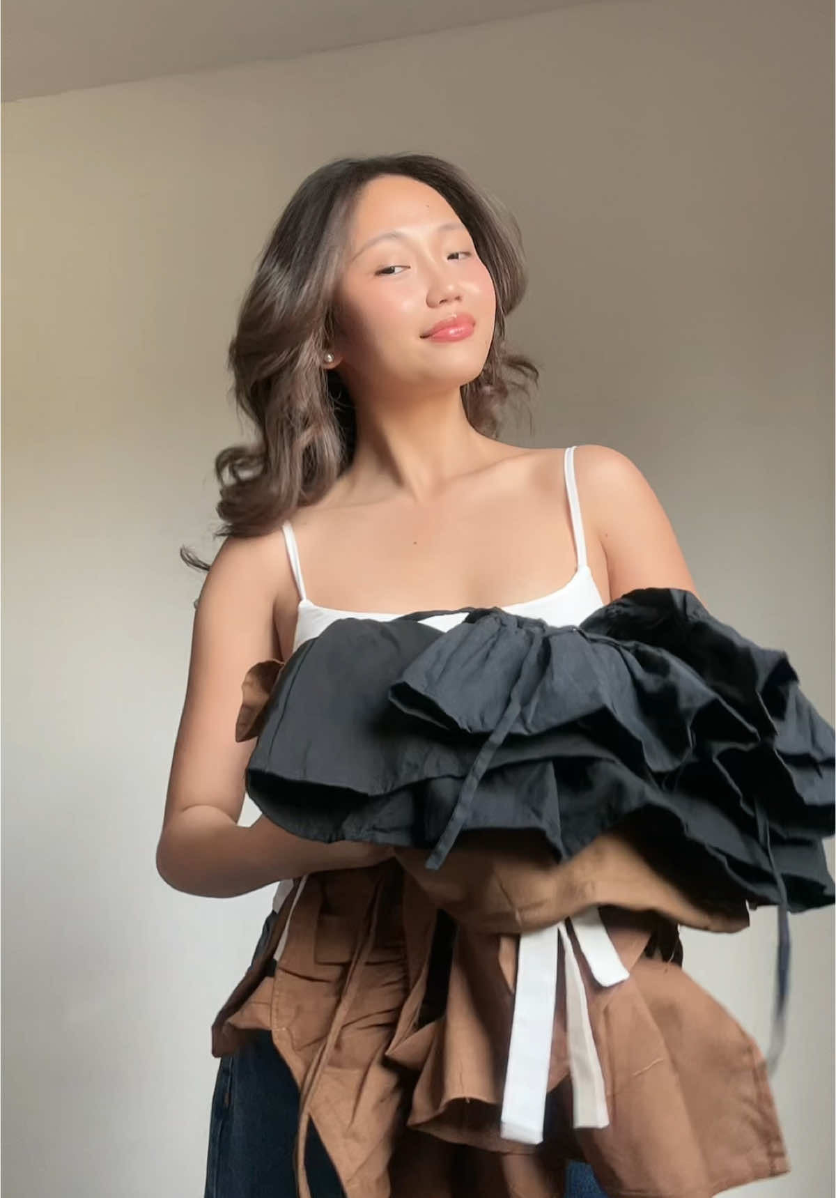 for my neutrals loving girlies 🤍🤎🖤 #outfit #tiktokshop #affordable #neutral #linen #OOTD #haul 