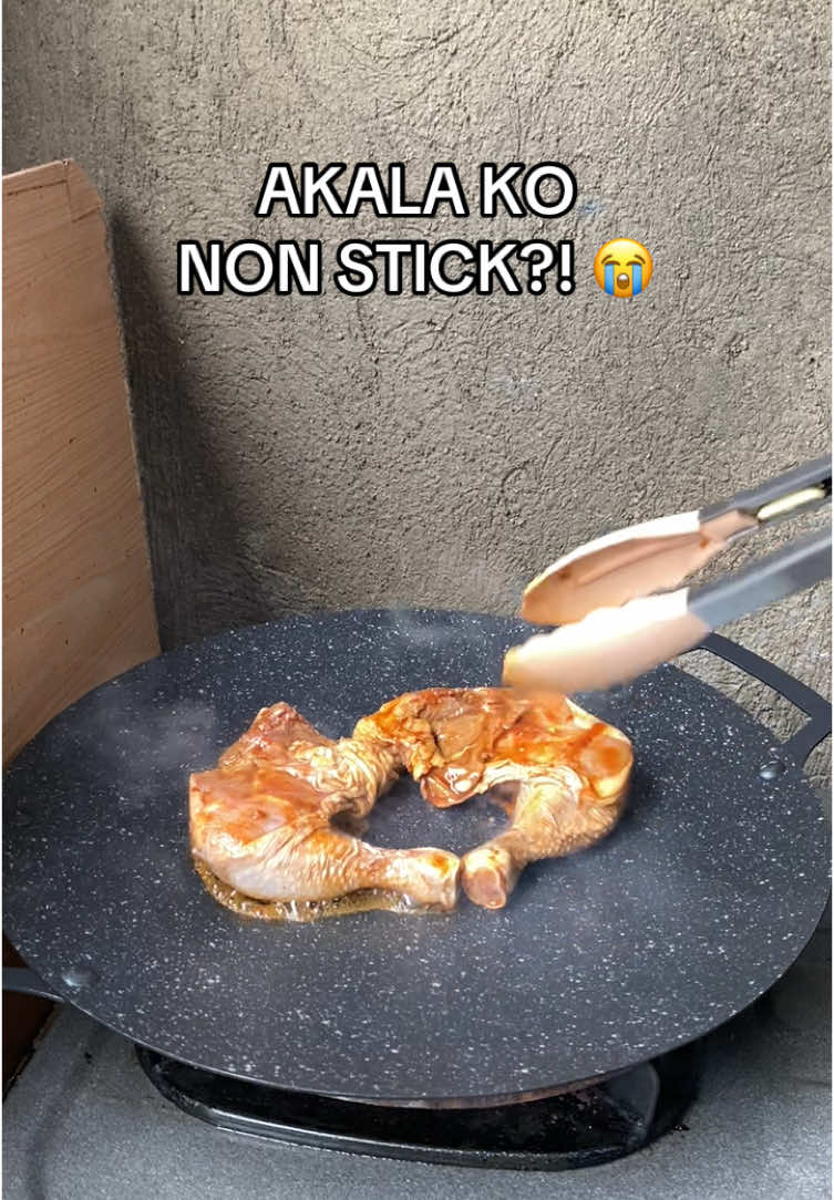 Bakit naman ganun?! 😭 #nonstick #nonstickpans #bbq 