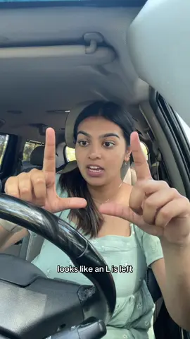 idk i just cant unsee two Ls #fyp #leftorright #relatable #right #left #foryou #car #driving #adhd #dyslexia #dyslexic 
