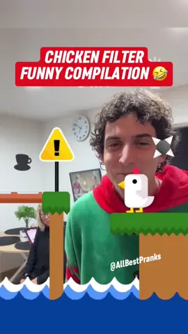 Chicken Filter Prank Compilation ! 🤣🤣 #funny #chickenfilter #funnyprank #funnymoment #funnyvideo #scareprank #fyp #comedy 