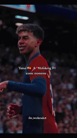 Lamine Yamal and Relebohile Mofokeng iconic moments ✨️ @Barcelona SC @Orlando Pirates Football Club @LAMINE YAMAL #lamineyamalagainstRealmadrid #lamineyamal #relebohilemofokengskills #mofokeng #orlandopirates #barcelona #betwaypremiership #laliga 