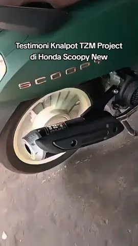Testimoni Cek Sound Knalpot TZM Project di Honda Scoopy New