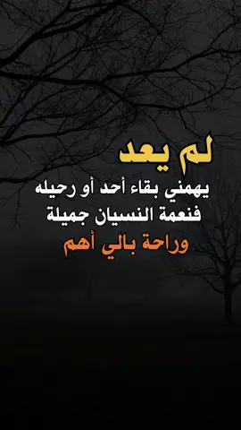 #لم_يعد_يهمني_بقاء_أحد #اقتباساتنا_هي_كل_مانشعر_به_ومما_وصلنا_اليه_من _دروس_الحياة_وجع_كاتب ✍️