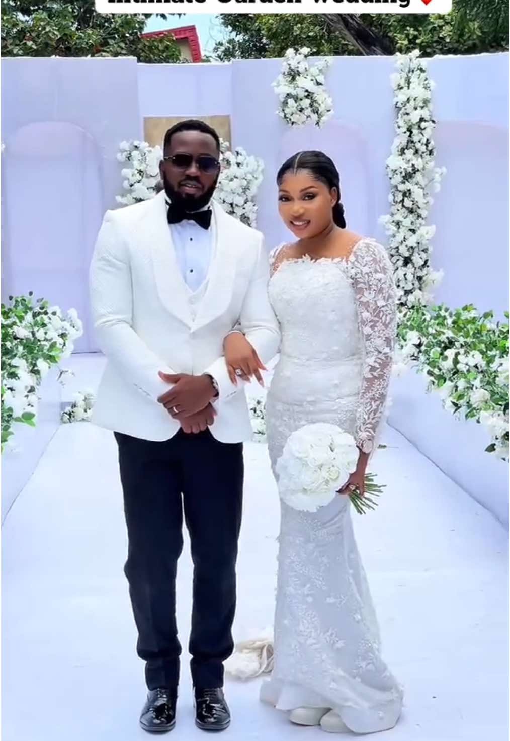 Intimate Garden Wedding ❤️ @NigerianWeddingDiary @BellaNaija Weddings #gardenwedding #intimatewedding #intimateweddingdecor #fyp #fypviral #tiktok