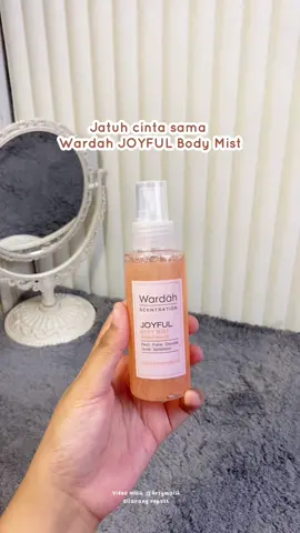 Paling enak yang rasa Joyful 🌸🌸 #bodymist #wardahbodymist #wangimewah 