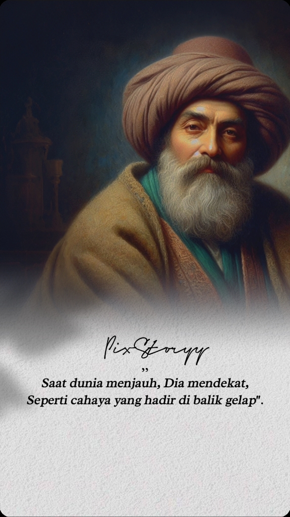 saat dunia menjauh #quotesislamic #syairsufi #syairandalusia #quotesislam #islamicquotes #jalaluddinrumi #maulanarumi #storymuslim #xybca #4u #fypシ゚viral #fyp 