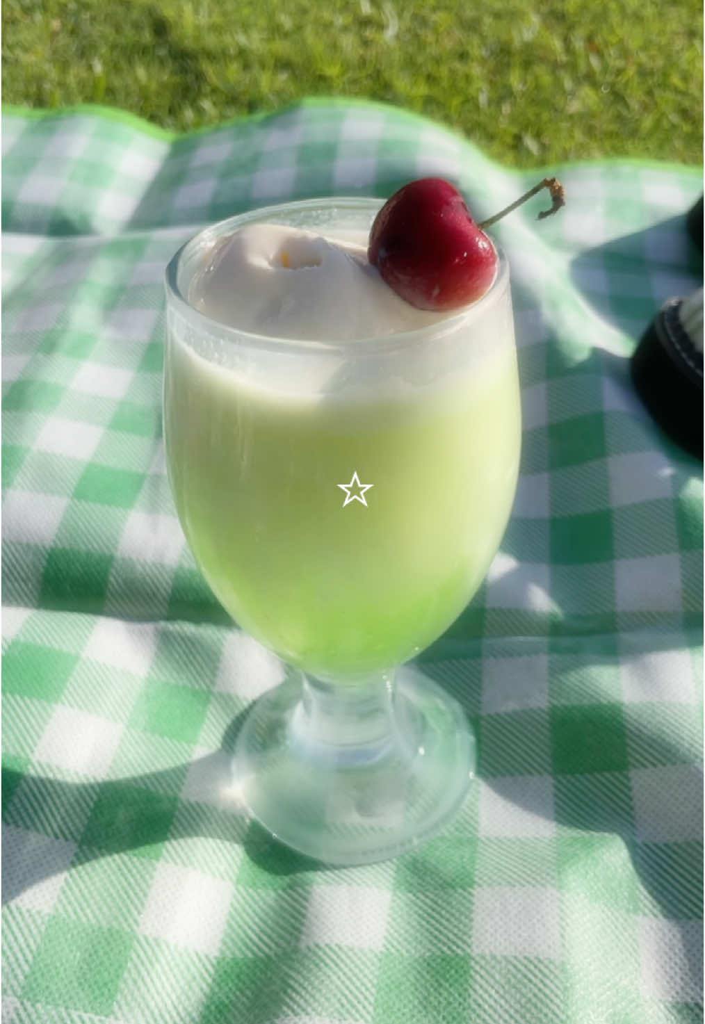 saying goodbye to summery weather by making melon cream soda/melon soda float ⸜(｡˃ ᵕ ˂ )⸝ #melonsoda #melonsodafloat #meloncreamsoda #picnic 