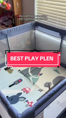 Wish I had this when I had my 2nd!!!  So happy with this play pen, I know it’ll grow with the baby 🥹 it’s like a little baby cave!  #playpen #tiktokshop #tiktokshopfinds #tiktokshopdeals 