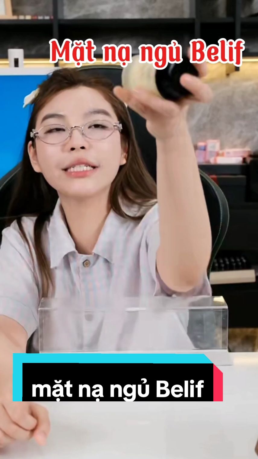 mặt nạ ngủ belif #xuhuongtiktok #skincare #riviewmypham #matnangubelif #belif 