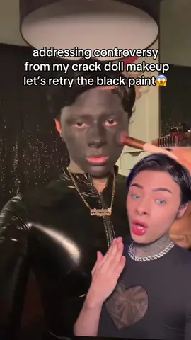 If you’re gonna come for me come for me correct🫡😭❤️… #makeuptok #sarahsojourns #fyp #dollmakeup #brokendollmakeup #brokendoll #halloweenmakeup #aztecclaymask #daintylittlepotatoboy #makeup #crackeddollmakeup #crackeddoll #addressingthecontroversy