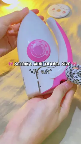 Anak kos wajib punya setrika mini ini !! 🎀 ༘˚⋆𐙚｡⋆𖦹.✧˚🎀 #fyp #setrikamini #setrikatravelling #setrikatravelmini #setrikauapmini 