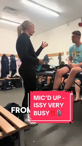 Mic’d up ISSY in GAME - VERY BUSY on MATCH DAY‼️⚽️🎙️ #Football #ISSY #injury #Soccer #micdup 