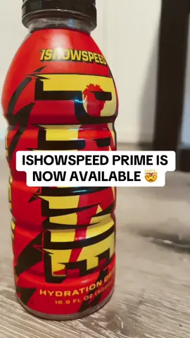 I Showspeed Prime NOW AVAILABLE !  - #tiktokmademebuyit #ishowspeed #ishowspeedprime #primehydration #primedrink 