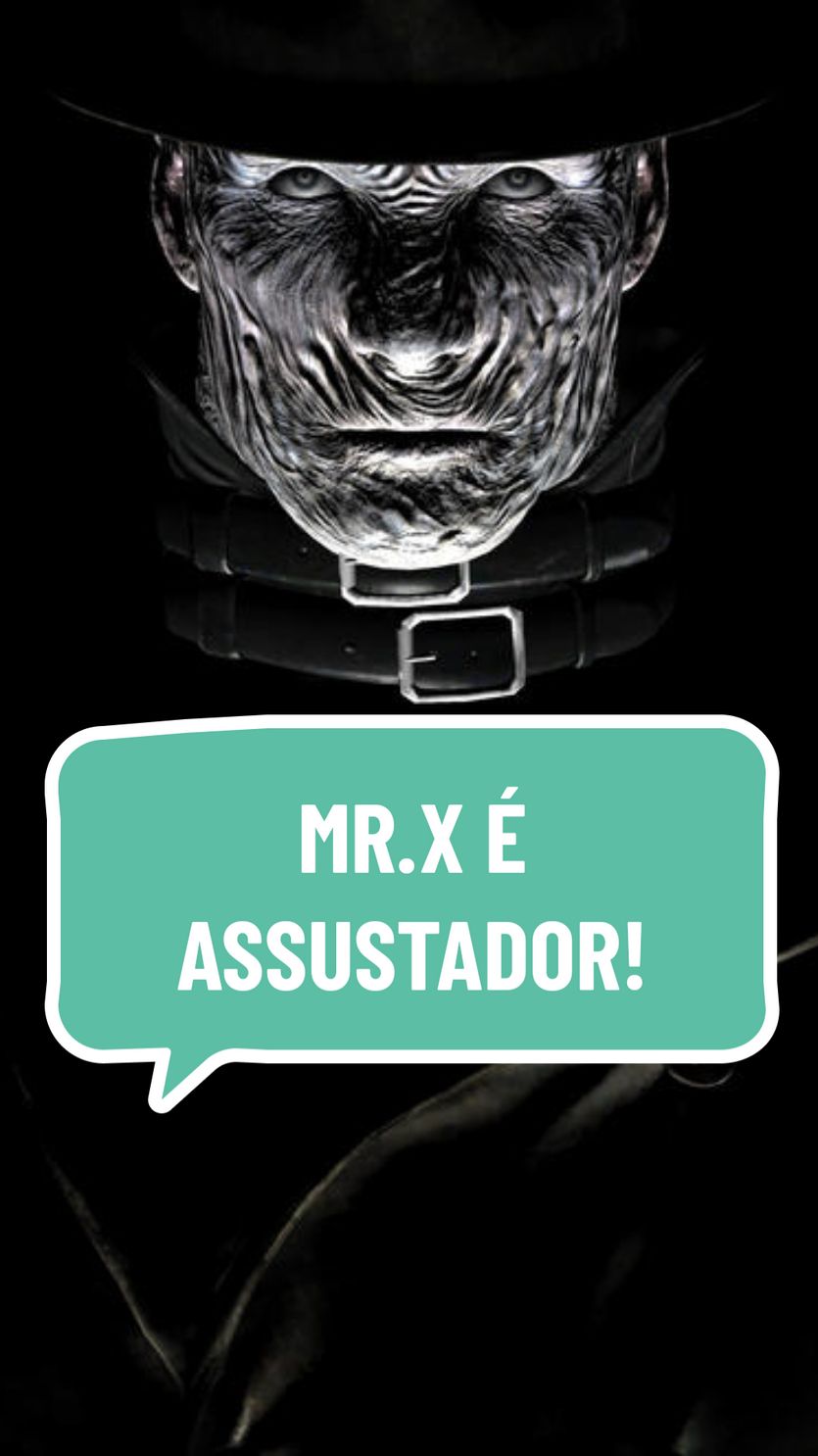 Impossível não ter medo do MR X 😬... #residentevil #mrxresidentevil #residentevil2 #videogames #games 