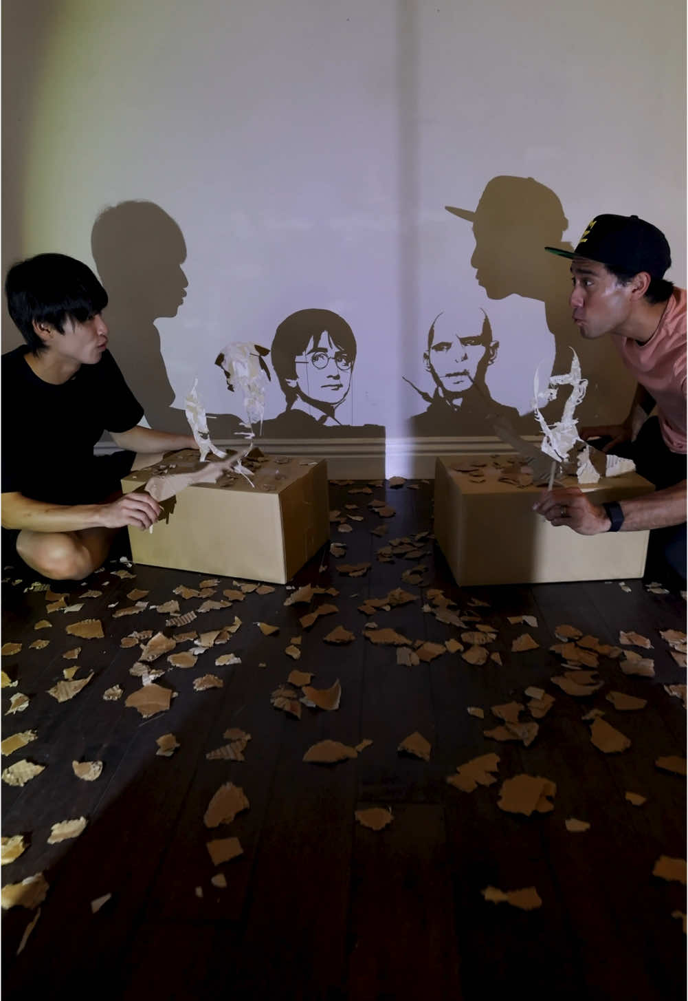Shadow art with @黒主🇯🇵Kuronushi  