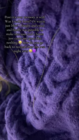 😭 I just dont know how to feel this morning 😭💜 #foryoupage #fyp #MomsofTikTok #taylorswift #taylorsversion #taylornation #TSTheErasTour #nolatstheerastour #sahm 