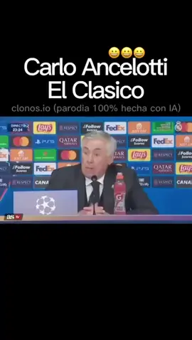 #palabras de carlo ancelotti#el clásico #😄😄 # carlos