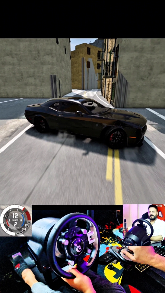 DOSGE CHALLENGER Drifting Beamng drive  #dodgechallenger #beamngdrive #drifting #تفحيط 
