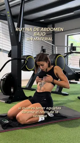 RUTINA COMPLETA DE ABDOMEN BAJO 🤝🏼  os enseño una de mis rutinas favoritas de abdomen que podeis hacer SIN material! 😎 la teneis lista en 15 minutos con agujetas para toda la semana. 🤝🏼🫶🏼  todo con la ropita de Myprotein! que teneis descuento comprando a traves del link en mi biografia y con el codigo MARIAAMDR 🫶🏼💙  #gym #abdomen #lowerabs #abs #absworkout #abdomen #abdomenbajo #gymgirl 
