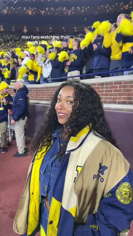 msWHO? 💙💛 #toughloss #umich #angeldancer #sportsheave #goblue #beatmsu #lilbro #msu @Sports heaven w/ Angel 🎙️🏈 @University of Michigan 