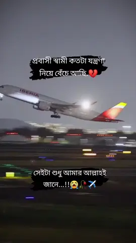 আপনাকে ছাড়া আমি ভালো নেই জান...😭✈️💔#viral #foryou #foryoupage 