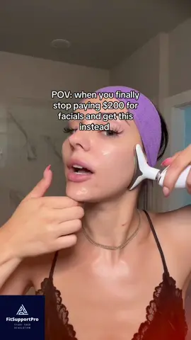 💕DM to get yours now💕 When you finally save $$$ on facials 💸✨ This face massager’s light modes are my new glow-up secret! ✨