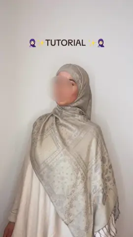 Tutorial hijab pashmina @SHEIN France @SHEIN #hijab #hijabi #حجاب #tutorial #OOTD #outfit #fy #fr#dresses 