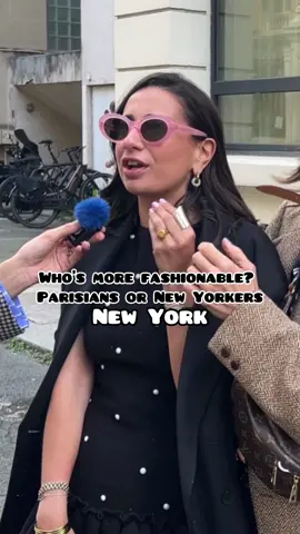What do you think? Are Parisians or New Yorkers more stylish?
