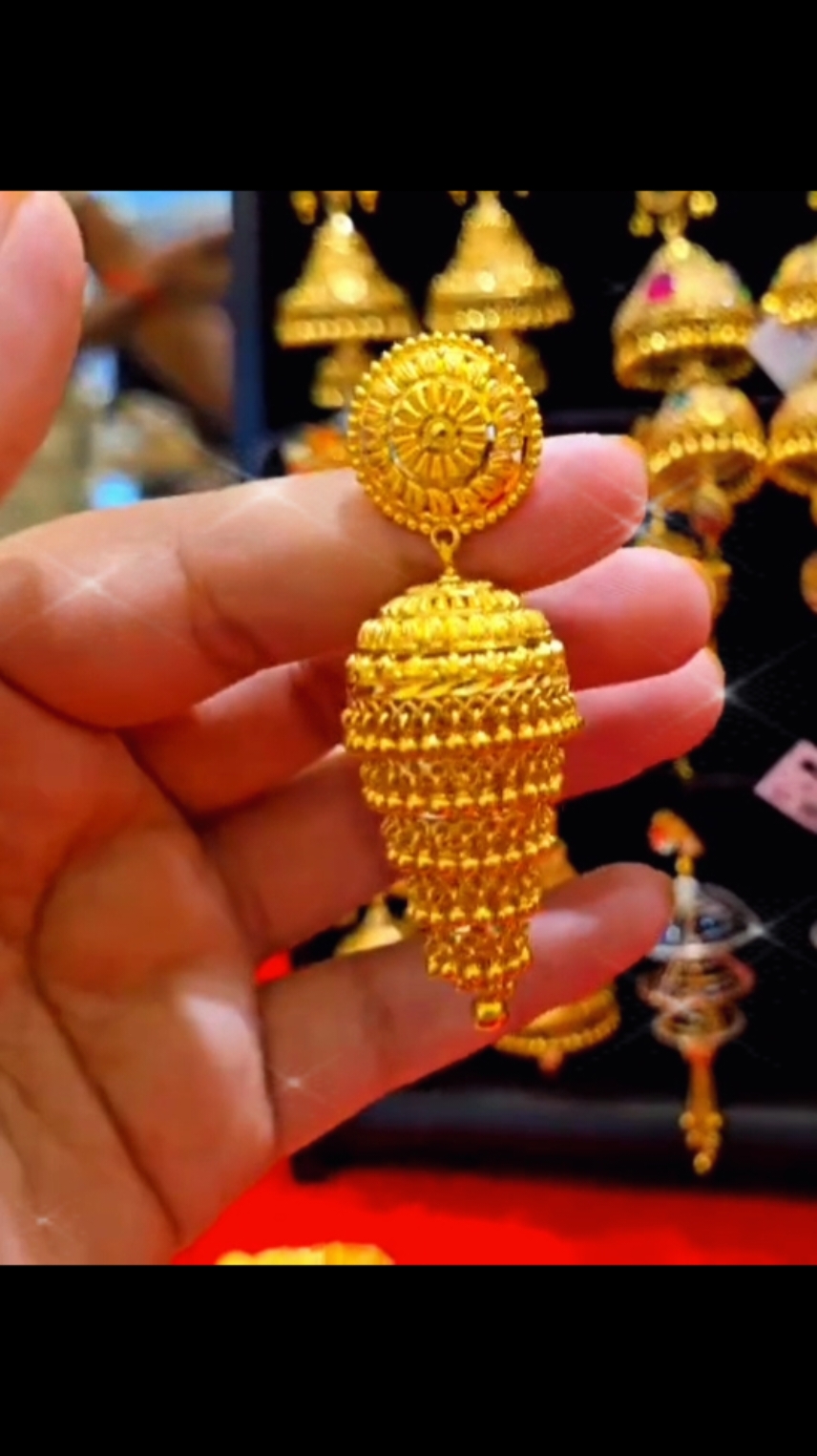 ২১ ক্যারেট স্বর্ণের নতুন বড় কিছু ঝুমকার ডিজাইন #foryou #tiktok #ofisial #vairal #vidio #🥰 