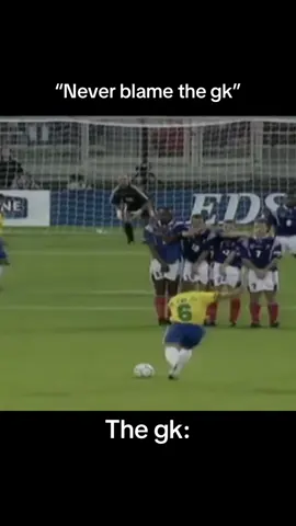 Never blame the gk #football #footballedit #robertocarlos #goal #neverblamethegk #fyp #fy 